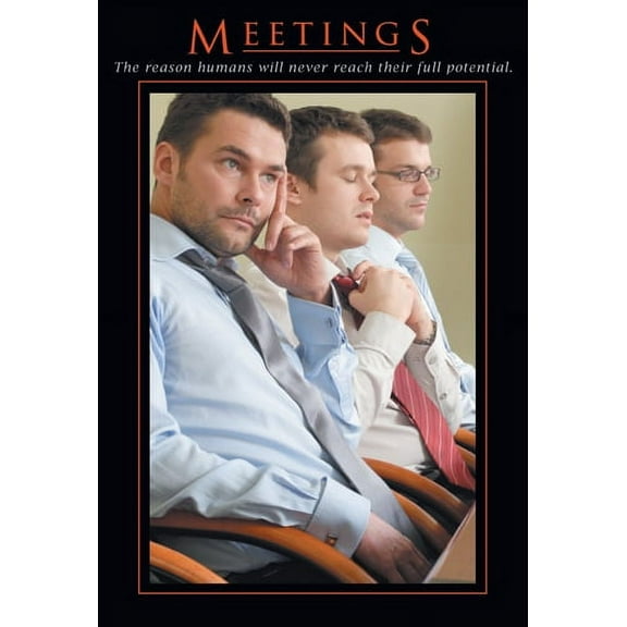 Nobleworks Meetings Funny / Humorous Birthday Card