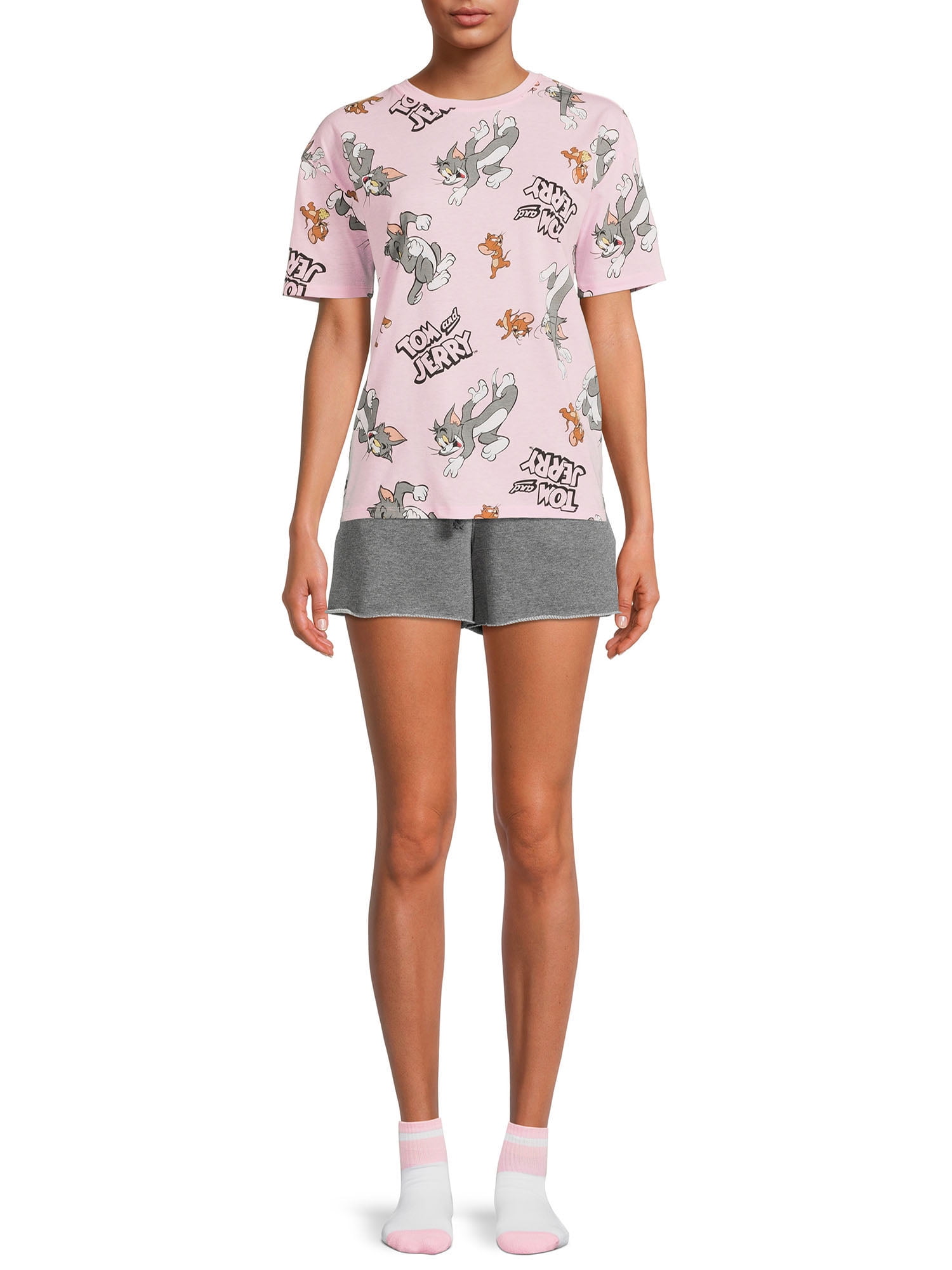 Licensed Graphics Tom & Jerry Women’s Knit Tee