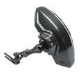 thumbnail image 1 of Guardabarros de rueda trasera de aleación de aluminio de fibra de carbono de imitación ajustable para motocicleta accesorios extensores universales, 1 of 5