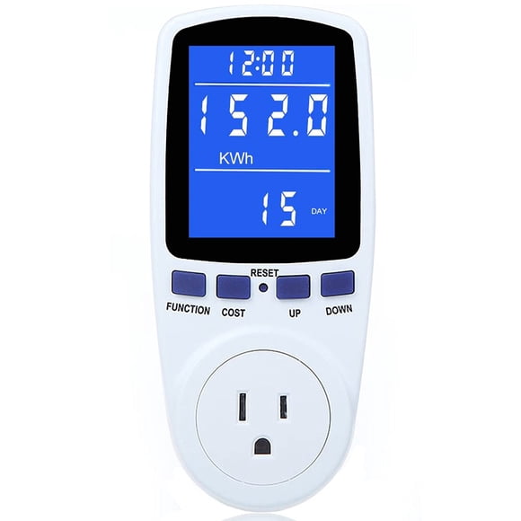 Monitor eléctrico doméstico mejorado con enchufe de medidor de potencia MECHEER