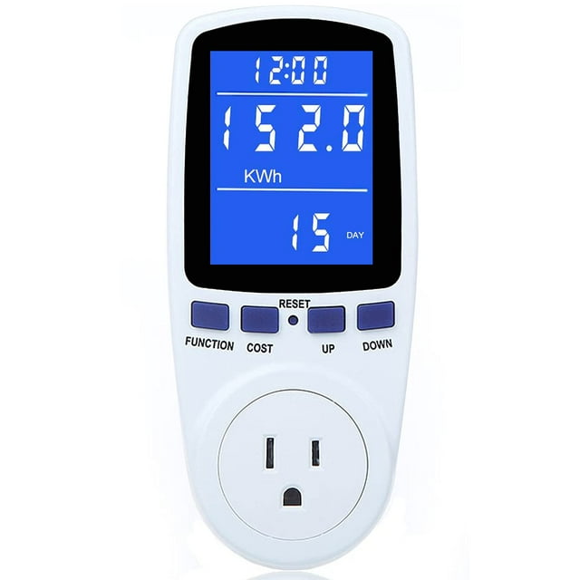 Monitor eléctrico doméstico mejorado con enchufe de medidor de potencia MECHEER