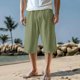 thumbnail image 1 of pstuiky Pantalones cortos deportivos, Pantalones cortos deportivos informales de moda para hombre con bolsillos y cintura con cordones para fitness y deporte. Pantalones cortos de golf, 1 of 7