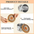 thumbnail image 5 of Cute Cats Kitten Airtight Coffee Bean Canister 17oz Food Storage Containers with Lids For Gournd, Tea, Sugar, Flour, Rice, Cereal, Candy Cookie Jar, 5 of 8