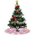 thumbnail image 4 of Christmas Tree Skirt Xmas Tree Skirts 30 in Colorful Unicorns Christmas Tree Mat for Christmas Holiday Party Ornaments, 4 of 5