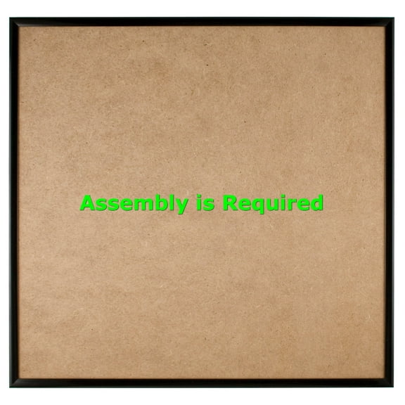 Quadro Frames 15x15 inch Picture Frame, Black, Style P375-3/8 inch Wide Molding