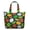 Lightweight, variant on Geometric Plaid Aesthetic Travel Tote Colorful Checkered Duffel Bag with Abstract Striped Pattern Design, Great for Stylish Women