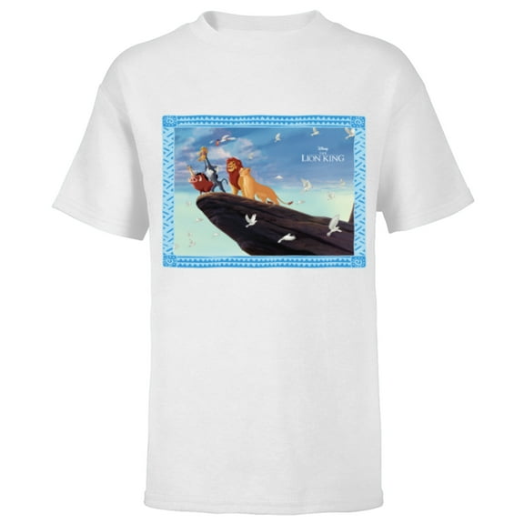 Disney The Lion King 30th Anniversary Pride Rock Finale - Short Sleeve T-Shirt for Kids - Customized-White