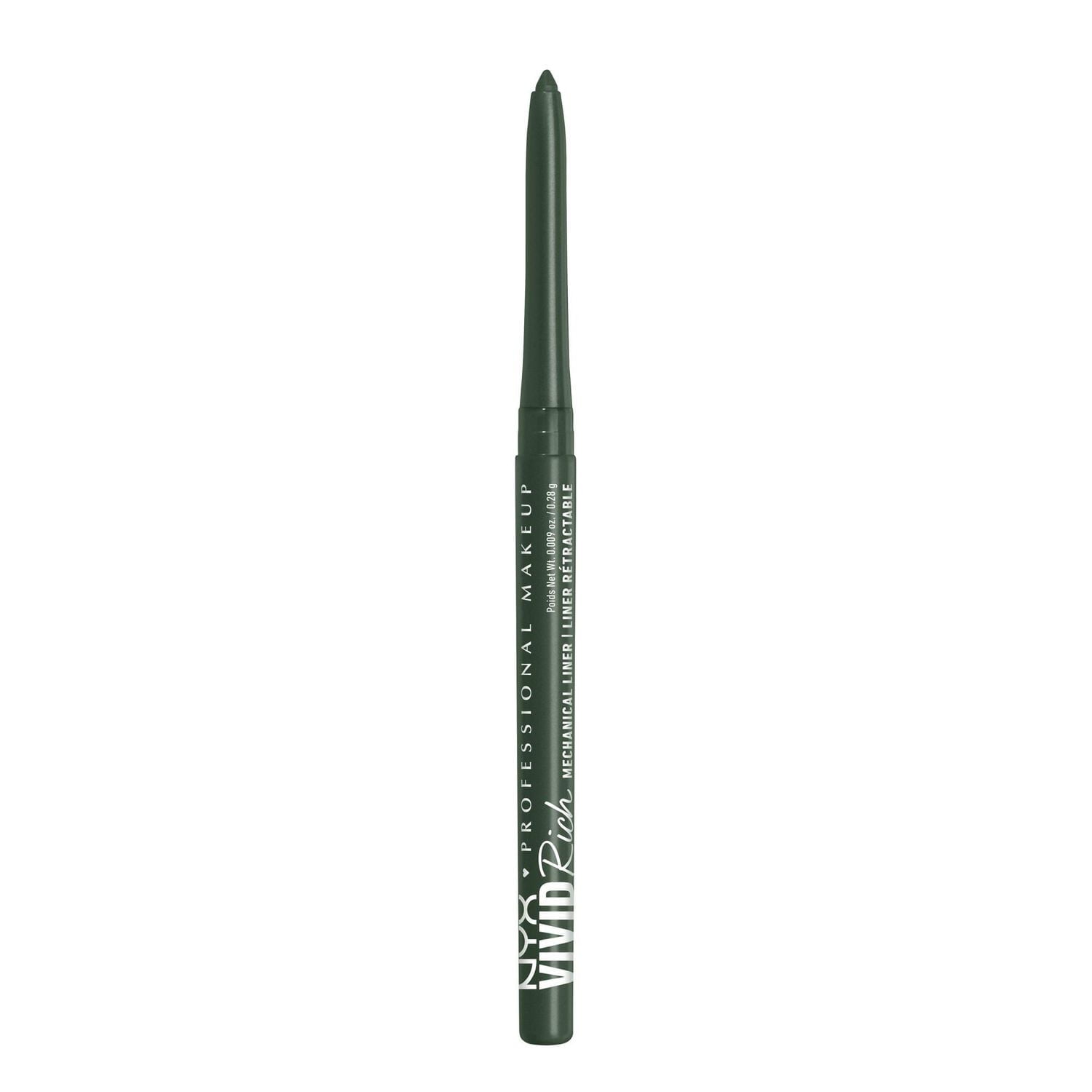 NYX PROFESSIONAL MAKEUP, Vivid Rich Mechanical Pencil, Eyeliner, Rich shades, Vegan Formula