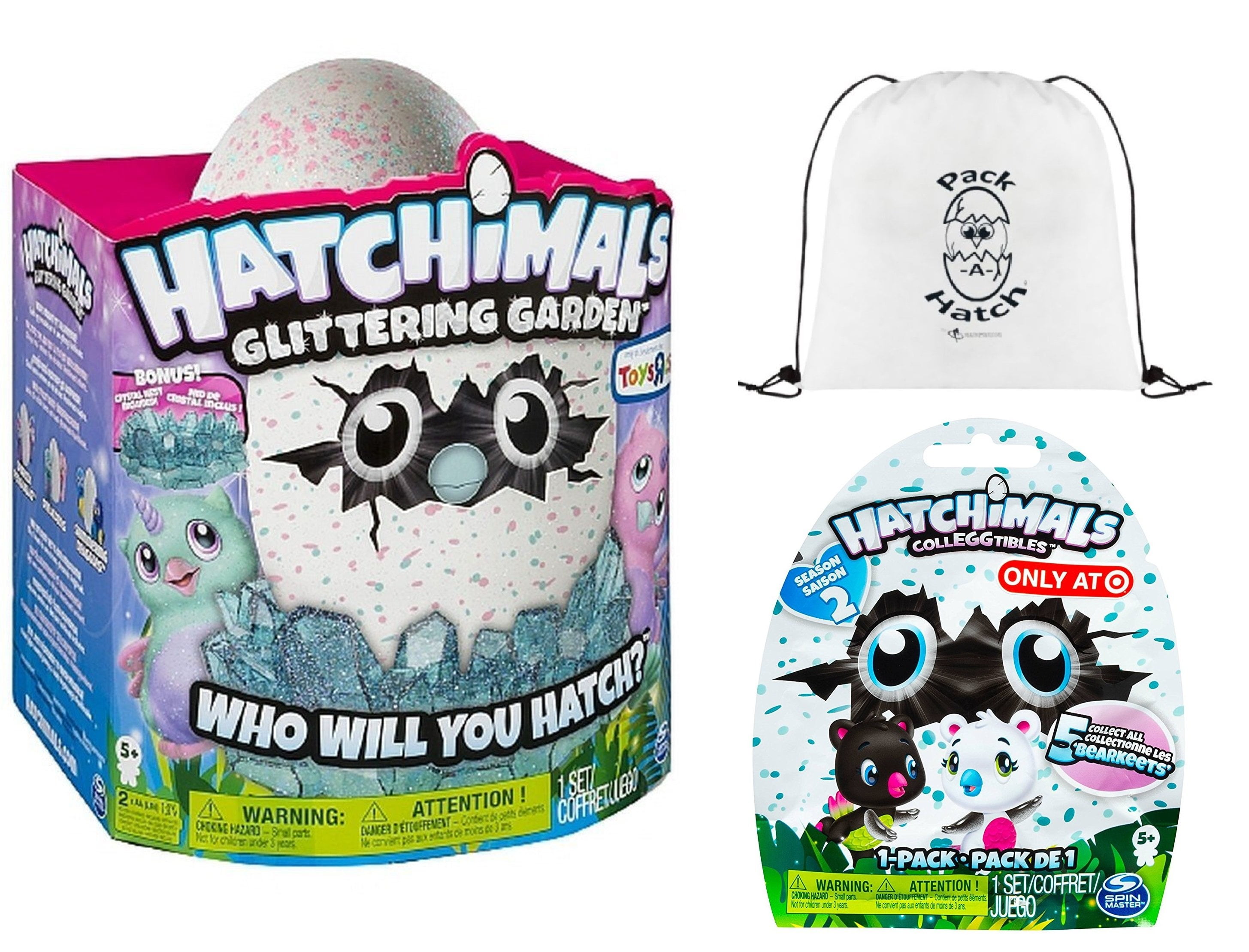 hatchimal glittering garden owlicorn