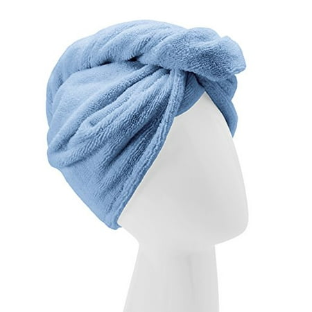 Turbie Twist Microfiber Hair Towel Wrap [Single Pack] ? The Original Microfiber Hair Wrap As Seen On TV! Available in Pink, Blue, Purple and Aqua Hair Turban Towel Wraps