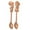 Rose Gold, variant on Vikakiooze Colorful Spoon Couples Spoons Flatware Coffee Drinking Tools Kitchen Gadget