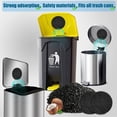 thumbnail image 4 of 12Pack Trash Can Absorbing Filters, Activated Charcoal Purifying Deodorizer for Trash Cans, Compost Buckets-Round, 4 of 6