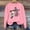 Pink, variant on Long Sleeve Fall Sweatshirts for Women Oversized Cute Ghost Halloween Graphic Tees Pumpkin Scary Pullover Soft Cozy Casual Tops Vacation Beige L