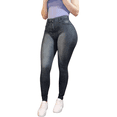 thumbnail image 1 of Leggins Mujer Mezclilla Unitalla Faja Alta Estilo Pantalón Mezclilla, 1 of 5