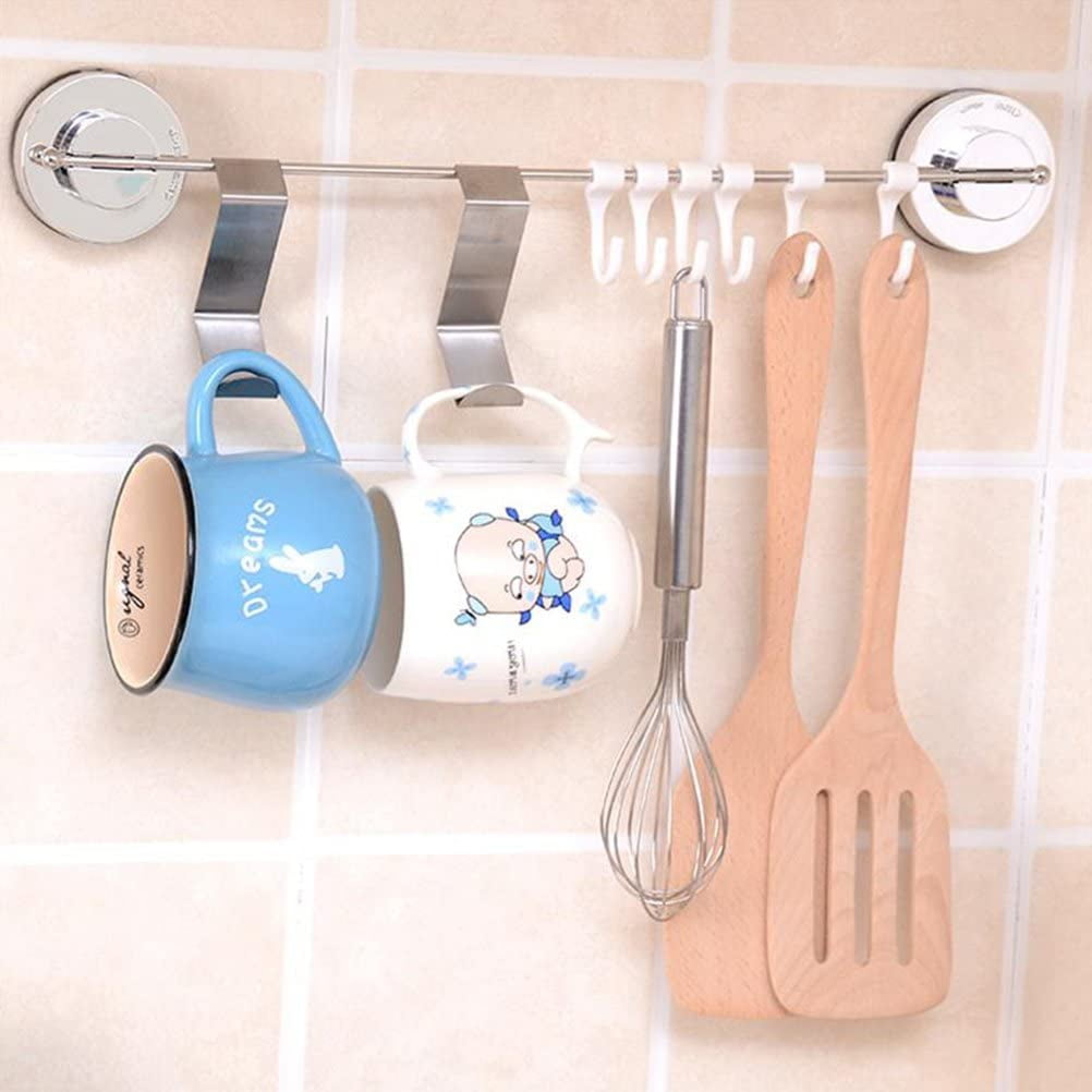 6PCS Over Door Hooks 45MM Stainless Steel Reversible Hooks Cupboard and Drawer Hooks Coat Hooks Over Doors 1mm Thickness Walmart