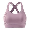 thumbnail image 3 of Sakmal Racerback Women's Sports Bras Compression Fleece Lined Yoga Womens Crop Tops XL, 3 of 4