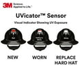 thumbnail image 4 of 3M Hard Hat SecureFit H-800 Series Full Brim Style Safety Helmet with Uvicator Sensor, 4-Point Pressure Diffusion Ratchet Suspension, ANSI Z87.1, 4 of 7