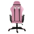 thumbnail image 7 of Gaming Chair Office Desk Chair Ergonomic Reclining Computer Chair Height Adjustable Swivel Recliner with Headrest Lumbar Support, Pink White, 7 of 7