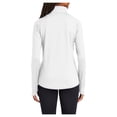 thumbnail image 2 of Yellow Rooster Women's Sport Wick Stretch 1/2 Zip Pullover White XS, 2 of 7