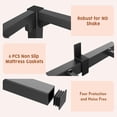 thumbnail image 4 of Sturdy & simple: tamaño individual size metal platform marco de cama, 8 pulgada, no box spring o screws needed, 800 lbs capacity, tool-free assembly, 4 of 7
