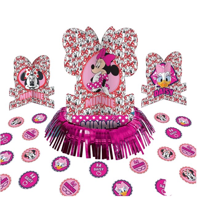 Mickey Mouse & Friends - Kit de Decoración Minnie Mouse (Rosa, Blanco)