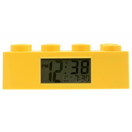 LEGO Alarm Brick Clock Yellow