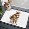 thumbnail image 4 of Funny Alpacas Bathroom Rug Washable 2x3 Entryway Rug Non Slip Cute Art Fun Lovely Animals on Toilets Front Door Mat Low Pile Indoor Doormat Throw Floor Carpet for Kitchen Bedroom Entrance, 4 of 8