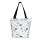 thumbnail image 1 of Fotbe Butterfly Bolsa de Playa con Estampado, Bolsa de Hombro, Bolsa de Mano Espaciosa, Bolsa de Viaje Ligera, Bolsa de Compras Versátil, 1 of 6