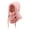 Pink, variant on 3 in 1 Beanie Hat with Scarf and Mask Unisex Winter Warm Fleece Balaclava Thermal Sherpa Hood Ski Mask Face Mask (Classic Beige)