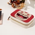 thumbnail image 7 of Tiny Teeth Velvet Portable Storage Box with Removable Compartment – Gift-Ready, Earring Holder Jewelry Box and Jewelry Organizer, 7 of 7