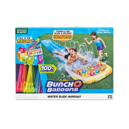 Bunch O Balloons Tropical Party Water Slide Wipeout (1x Lane) by ZURU
