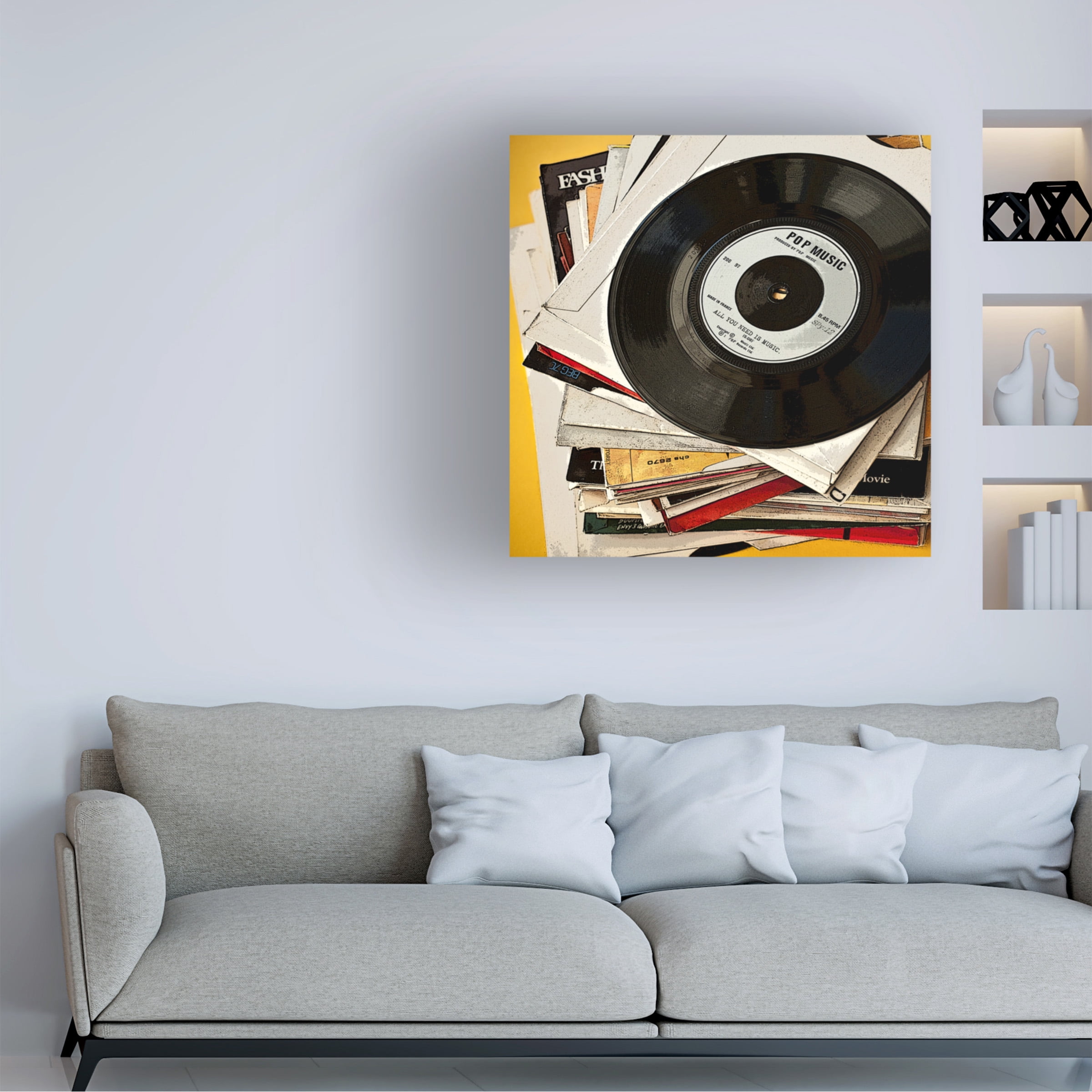 Symposium Design 'Pop Music' Canvas Art