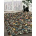 thumbnail image 2 of Ahgly Company Indoor Square Abstract Brown Abstract Area Rugs, 7' Square, 2 of 6