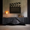 thumbnail image 2 of LaModaHome Exclusive Clapperboard Metal Wall Art – Durable & Artistic Metal Wall Art for Home and Office Decor, Perfect for Any Interior Design Aesthetic, 2 of 5