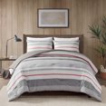 thumbnail image 5 of Canadiana 3 Piece Reversible Stripe Comforter Set, 5 of 5