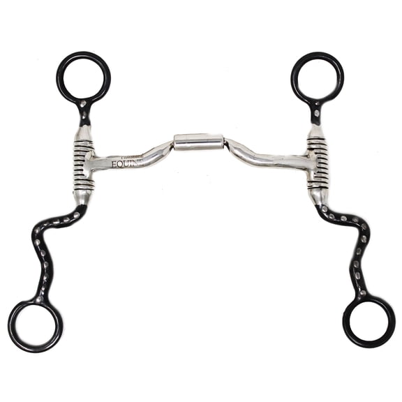 Western 5.5" Comfort Jointed Low-Port Swivel Mouth Long Shank Futurity Bit 35644C