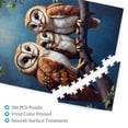 thumbnail image 3 of 500 Piece Owls On Branch Jigsaw Puzzle For Adults Relaxing And Challenging Brain Teaser Beautiful Artwork Quality Wooden Pieces Unique Home Decor Great Gift Idea, 3 of 7