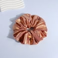 thumbnail image 6 of Stylish Large Hair Accessory Leather And Fabric Elastic Hair Scrunchie Fashion Hair Accessory Suitable For Women, 6 of 8