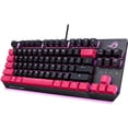 thumbnail image 2 of ASUS ROG Strix Scope TKL Electro Punk clavier de jeu RVB mécanique filaire avec commutateurs rouges Cherry MX, 2 of 3