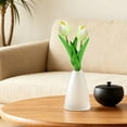 thumbnail image 5 of 1Pc Clearance Under $3 Artificial Tulip Silk Tulip Pu For Dining Setting Light Green Centerpieces Natural Green Accent (D), 5 of 7