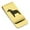 Gold, variant on Stainless Steel Dala Horse Good Luck Charm Classic Slim Money Clip Credit Card Holder