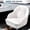 All white, variant on Kicctian High Back Pontoon Boat Captain Bucket Seat with UV-Resistant Vinyl, High-Density Foam Cushion, Easy Installation for Fishing & Boating, White