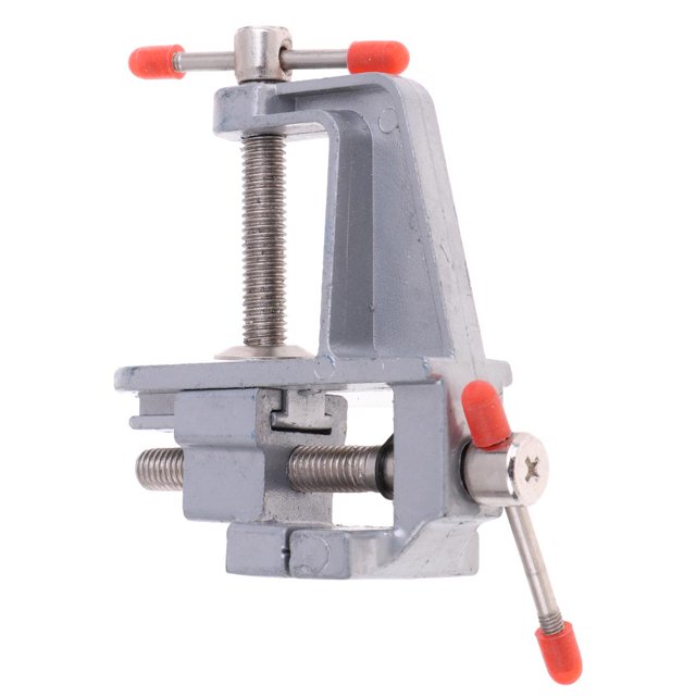 Abrazadera de Banco de Escritorio de 3,5 Pulgadas, Abrazadera de Mandíbus de Aluminio , Piezas de Bricoje, Tornillo de Herramienta CUTICAT Abrazadera de banco Hobby