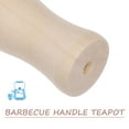 thumbnail image 3 of NICEXMAS Solid Wood BBQ Tool Handles with Ergonomic Grip for Comfortable Outdoor Grilling and Barbecue Accessories, 3 of 8