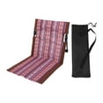thumbnail image 3 of jinwen Chaise de Camping Pliante avec Dossier Portable pour Cour Randonnée Bain de Soleil Bord Brun, 3 of 9