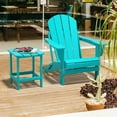 thumbnail image 4 of TORVA Adirondack Outdoor Garden Side Table, HDPE Recycled Plastic End Table for Patio, Garden Coffee Table Weather Resistant, Turquoise, 4 of 10