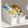 thumbnail image 2 of Tall Under Sink Organizer with Wheels,Roll Out Plastic Organizer Bins with Handle for Kitchen,Bathroom and Pantry,Multi-purpose Freezer Organization,Kitchen Organizers and Storage, 2 of 9