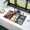 thumbnail image 6 of [IN STOCK] Workstation 3Undermount Kitchen Sink With Accessories, 6 of 8