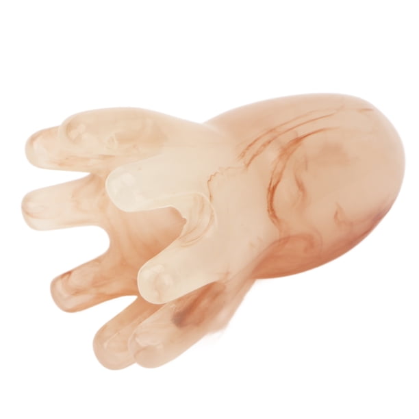 Cepillo para el Cabello de Cuidado del Cuero Cabelludo, Cabeza de Masaje Profundo de Resina del Cuero Cabelludo Acupunta de Masaje de Masaje Portátil de Pulpo Portátil para