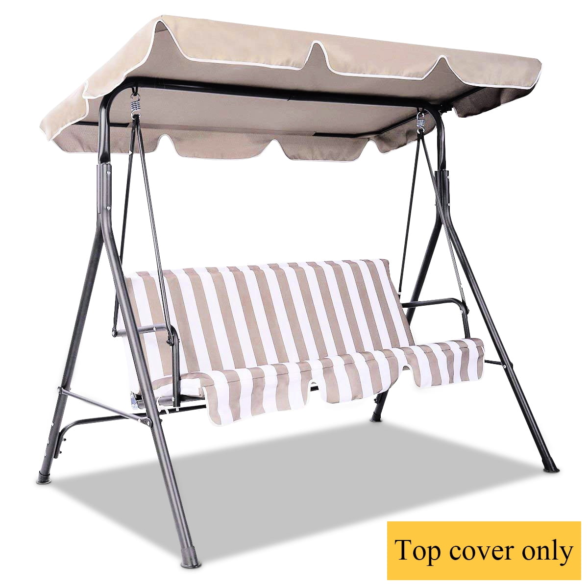 New Patio 77"x43" Swing Canopy Replacement Porch Top Cover Seat Furniture 